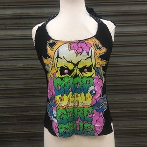 DIY vintage OOAK drop dead gorgeous halter top